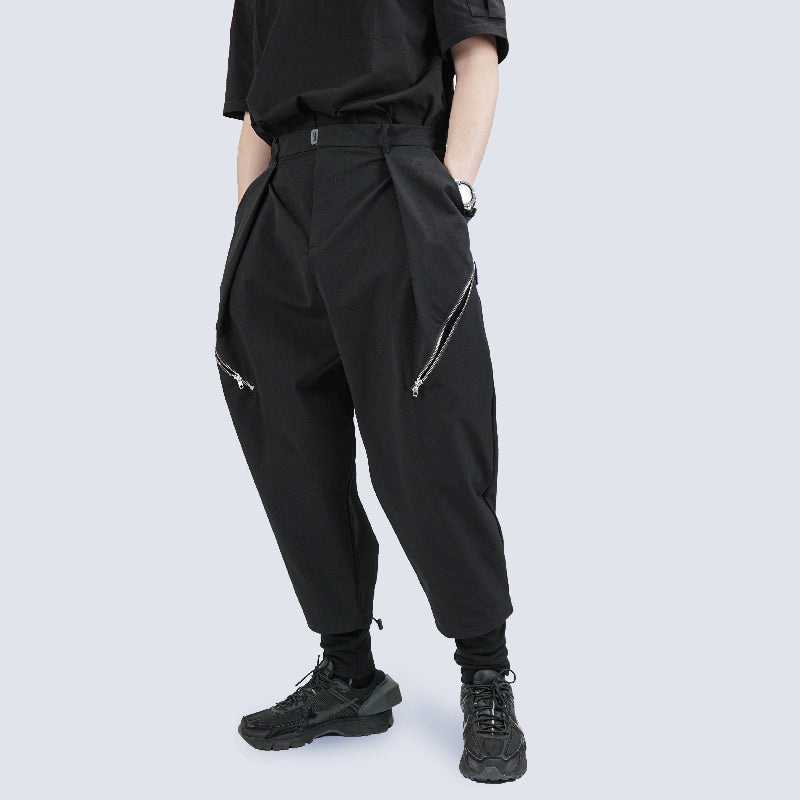 Men’s Dark Crotch Boots Harem Casual Leggings