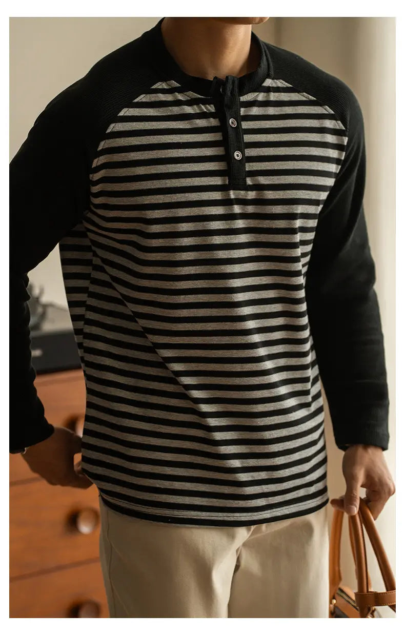 Men’s Spring Leisure Loose Bottoming Shirt Men