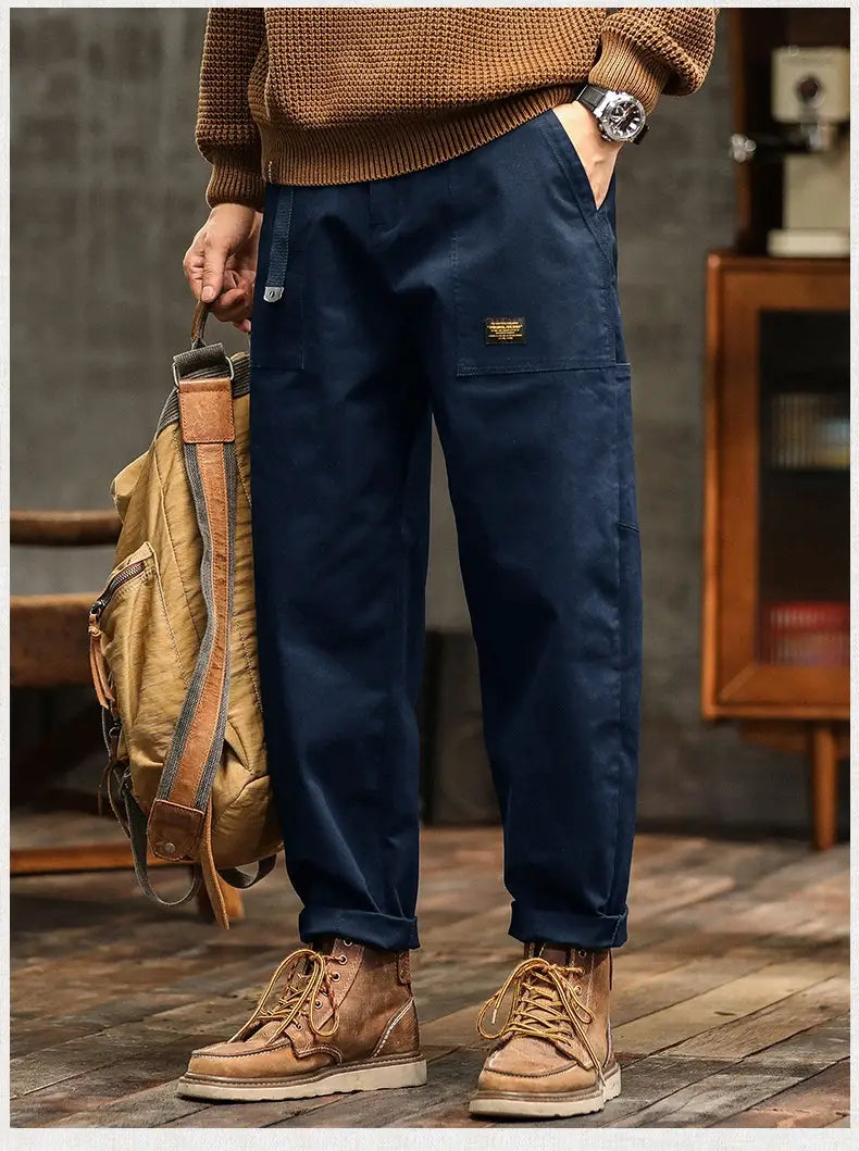 Trendy Men’s Clothing Retro Overalls Fashion Brand