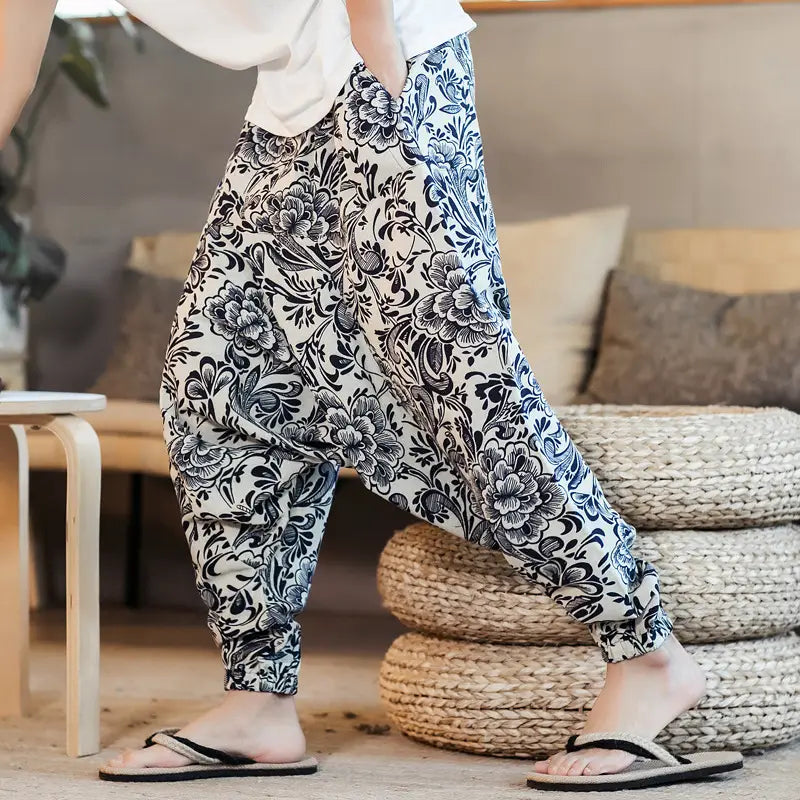 Printed men’s Capris