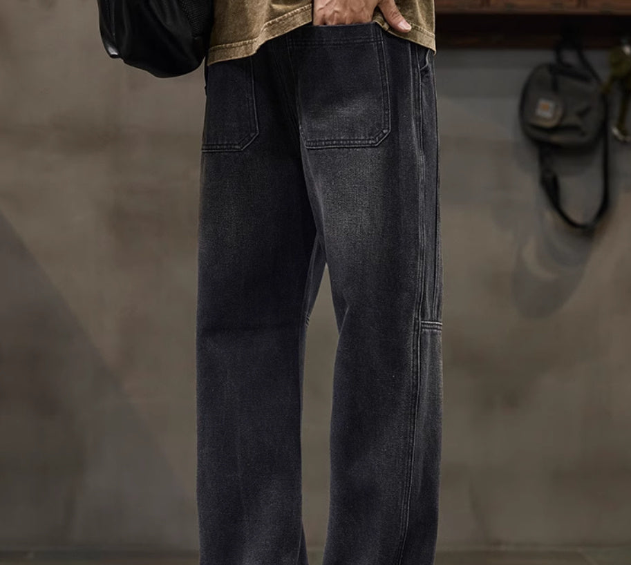 American-style Straight Loose Spring Fashion Brand Boys’ Overalls