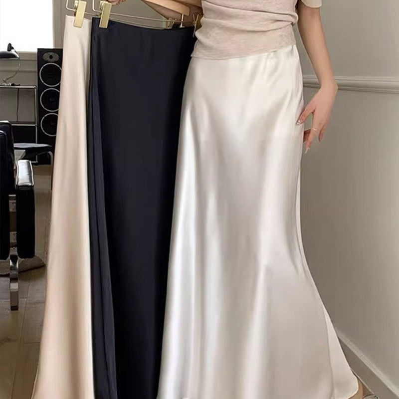 Design High Waist Skirt Women’s Mid-length