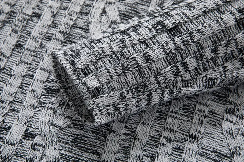 Horn Button Slim Fit Men’s Sweater