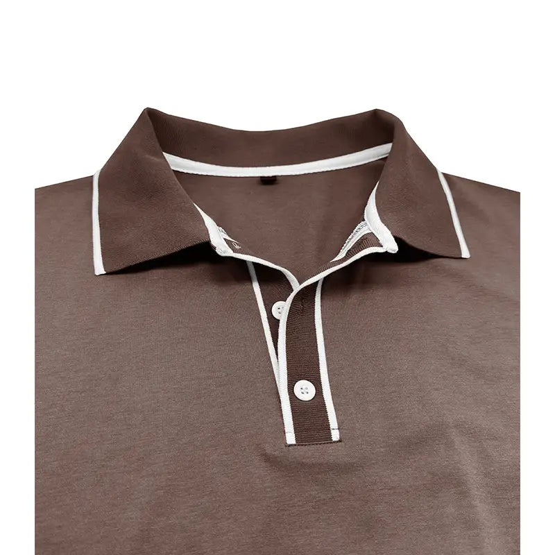 European And American Style Men’s Clothing Short Sleeve Lapel Jacquard