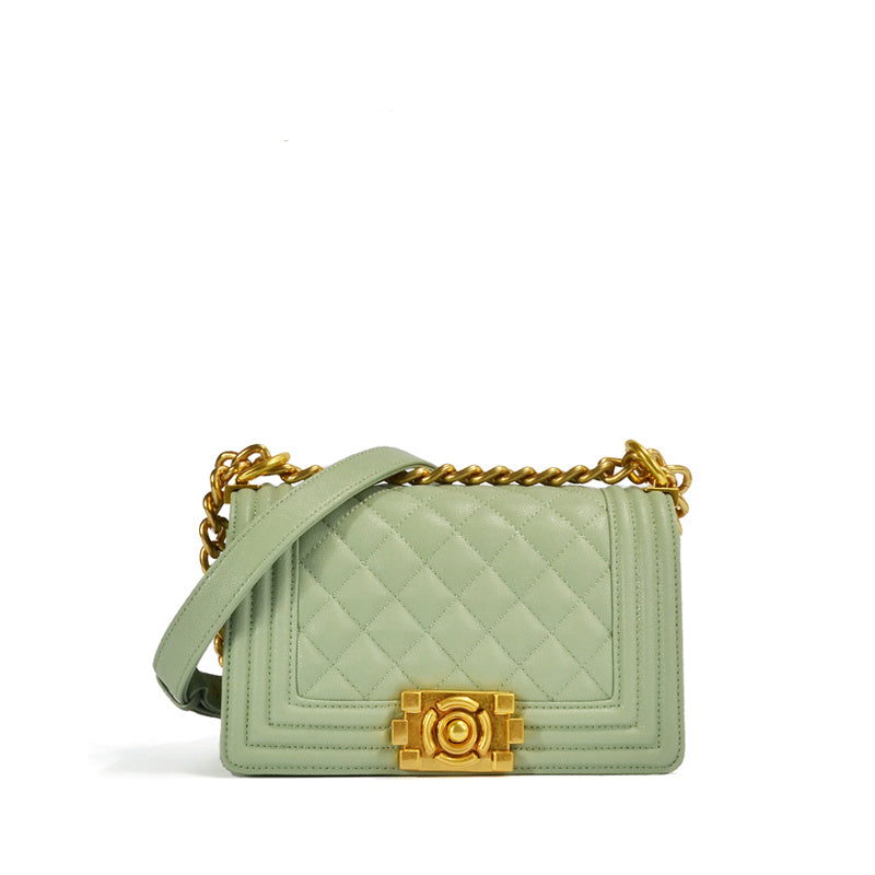 Diamond Cowhide Box Luxury Clothing For Men and Women - Green