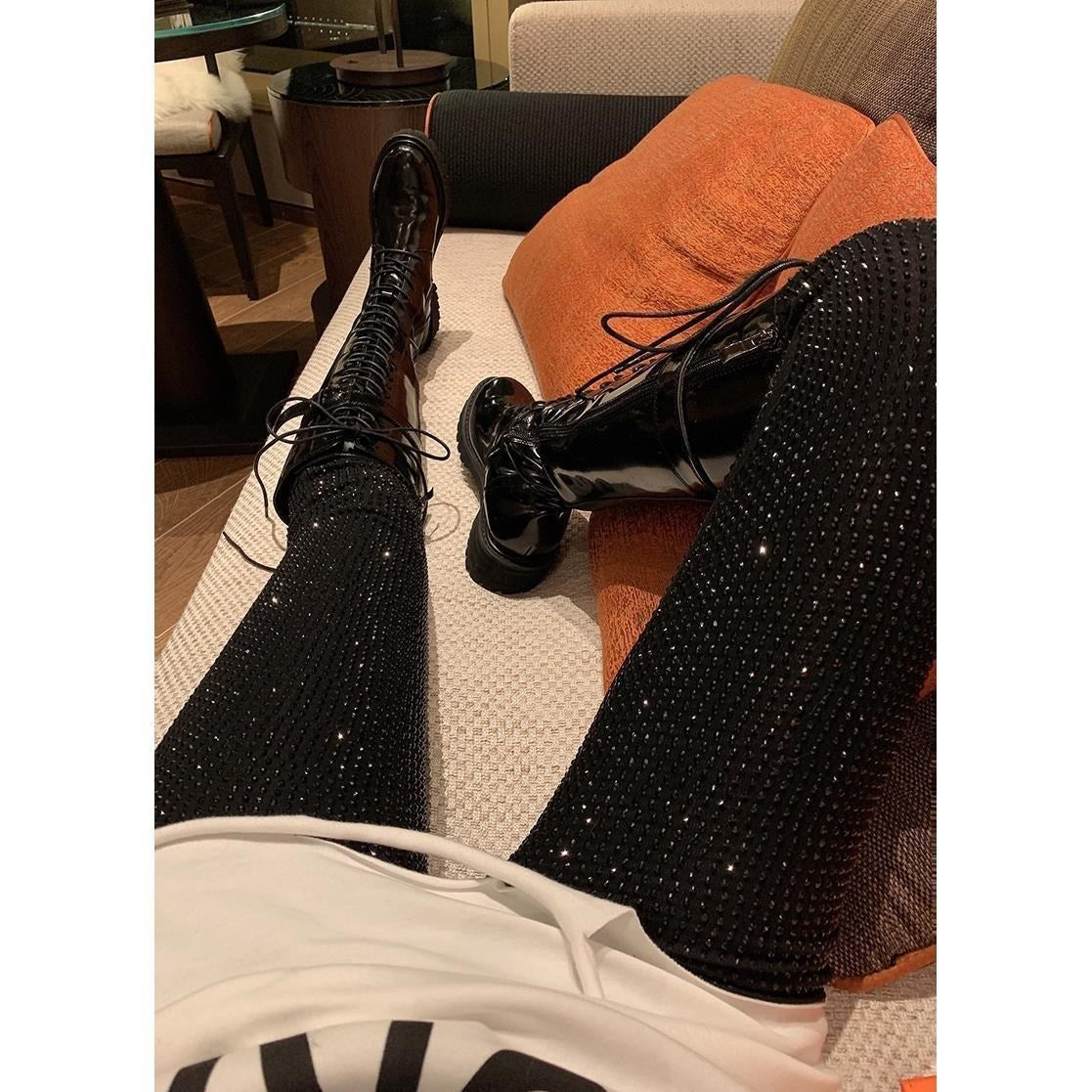 Diamond Trousers Luxury Clothing for Women High-End Fashion Online