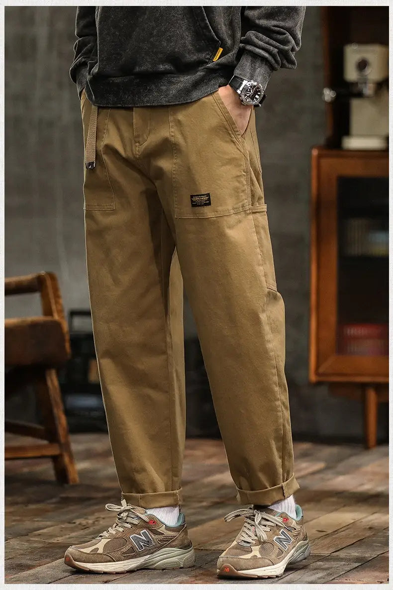 Trendy Men’s Clothing Retro Overalls Fashion Brand