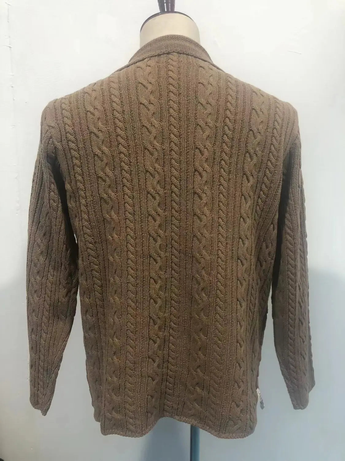 Men’s Casual Long Sleeve Lapel Pocket Sweater