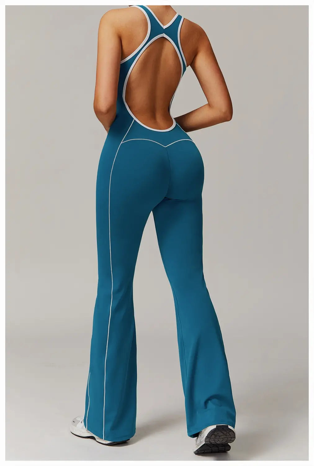 European And American Hollow Beauty Back Yoga Clothes Dance Sports Jumpsuit