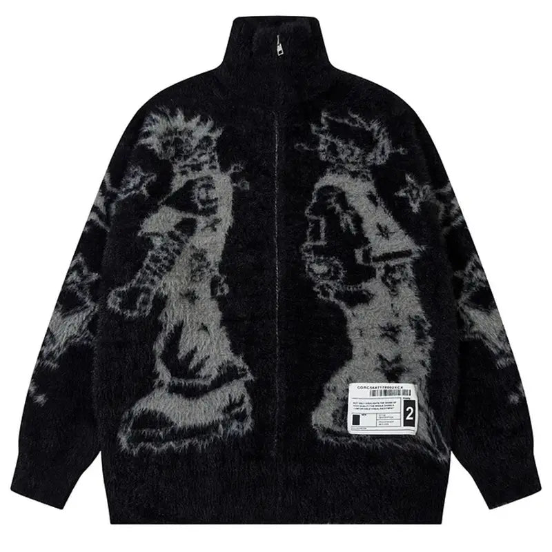 Polyester Fall Winter Men’s Knitted Sweater