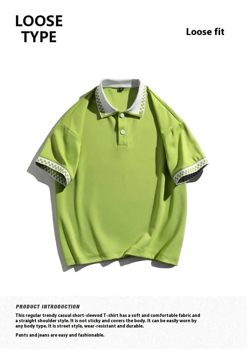 Trendy Simple Fashion Summer New Short-sleeved T-shirt For Men