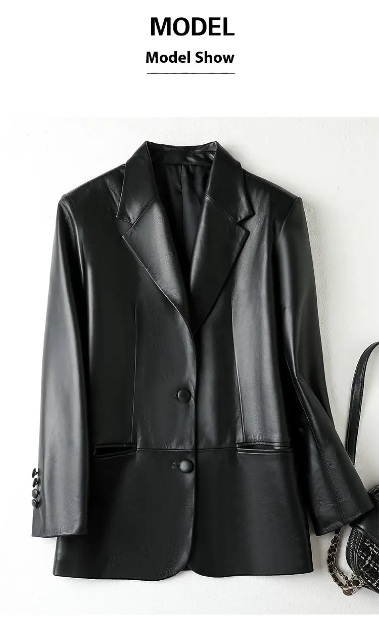 Female Suit Coat New Fashion Sheepskin