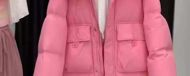 Women’s Cotton-padded Mid-length Thickened Hooded Jacket