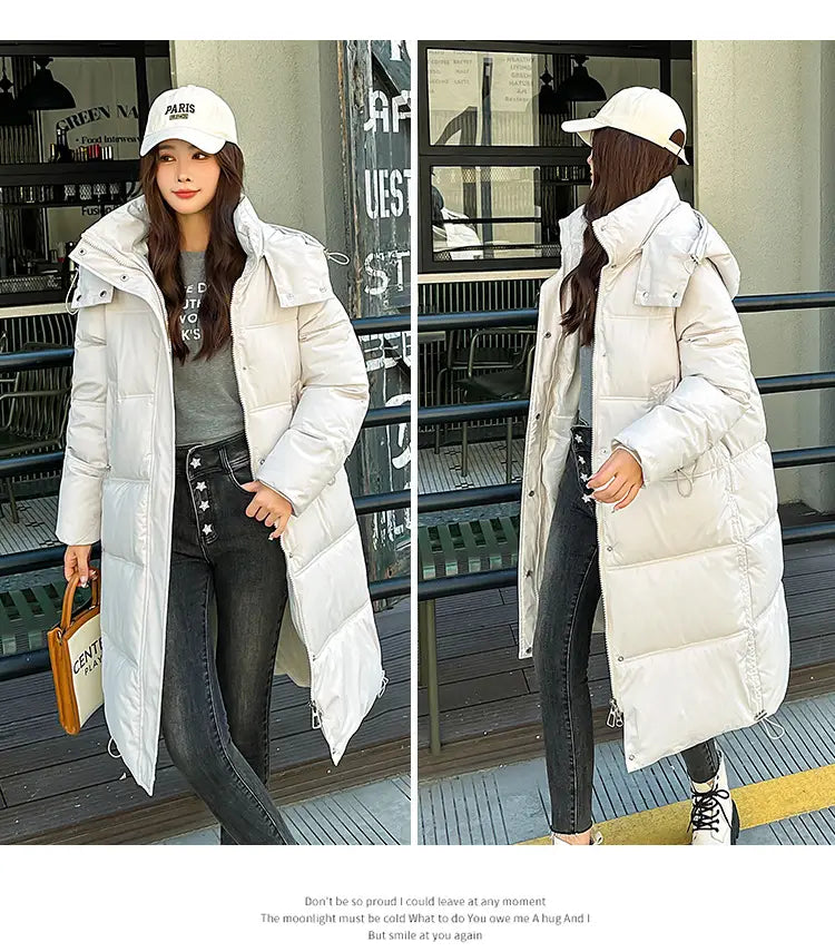 Thickened Down Loose Cotton Jacket Coat
