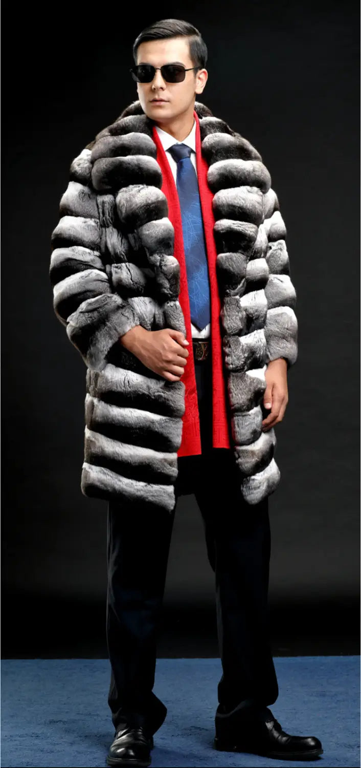 Fur Coat Artificial Mink Hair Marten Overcoats Mid-length