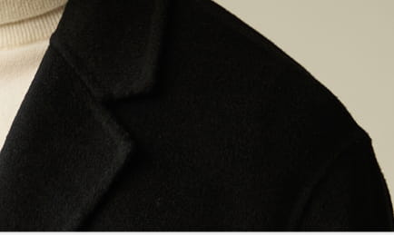 Men’s Thermal Wool Blazer Collar Coat