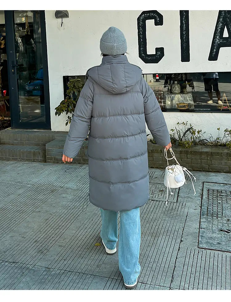 Thickened Down Loose Cotton Jacket Coat