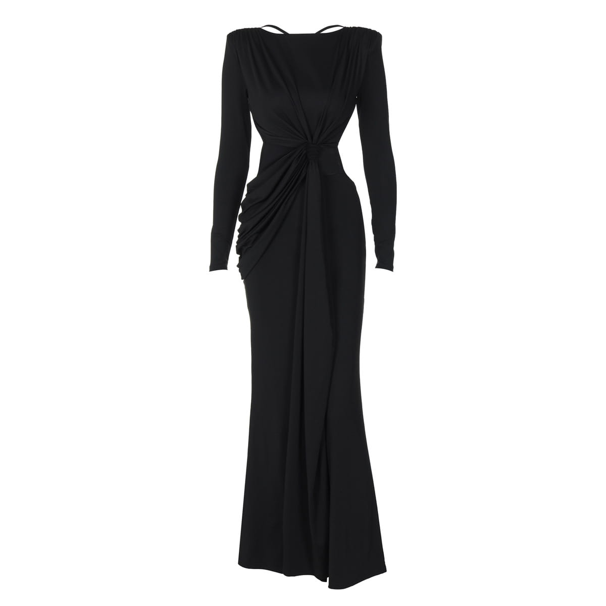 Women’s Sexy Hot Girl Back Hollow-out Slim-fit Long Sleeve Dress