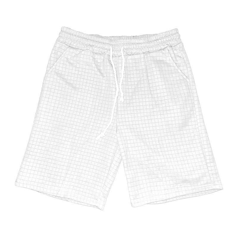 Sports Casual Suit Solid Color Round Neck T-shirt Shorts