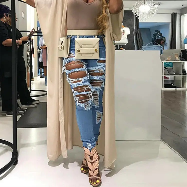 Women’s Beggar Denim Skinny Pants