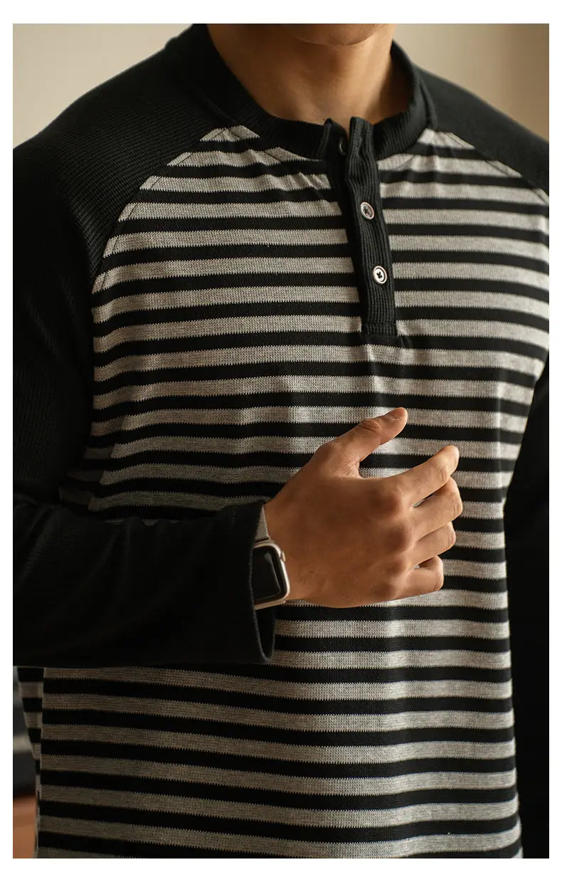 Men’s Spring Leisure Loose Bottoming Shirt Men