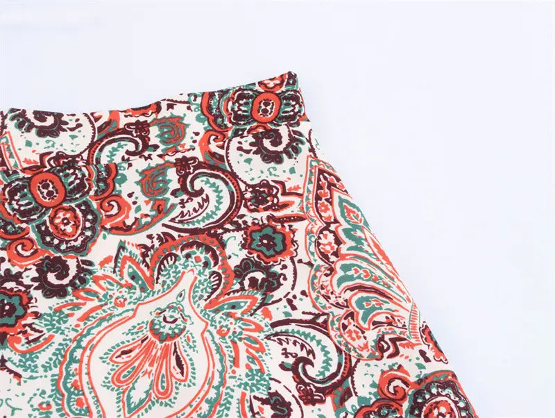 Printed Vacation Style Printed Two-piece Sling
