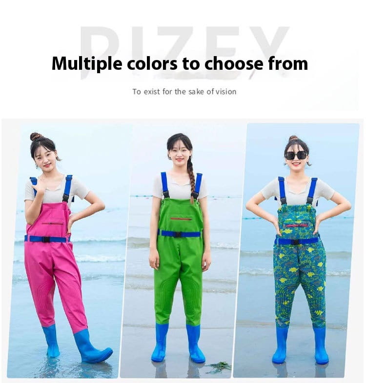 Women’s Thick Waterproof One-piece Half Body Rain Pants