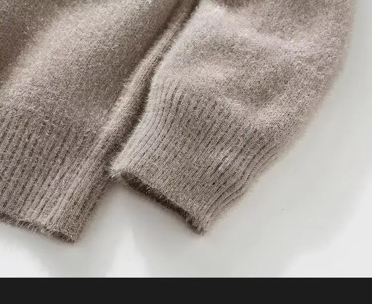 Autumn And Winter Half Turtleneck Sweater Men’s Korean Style