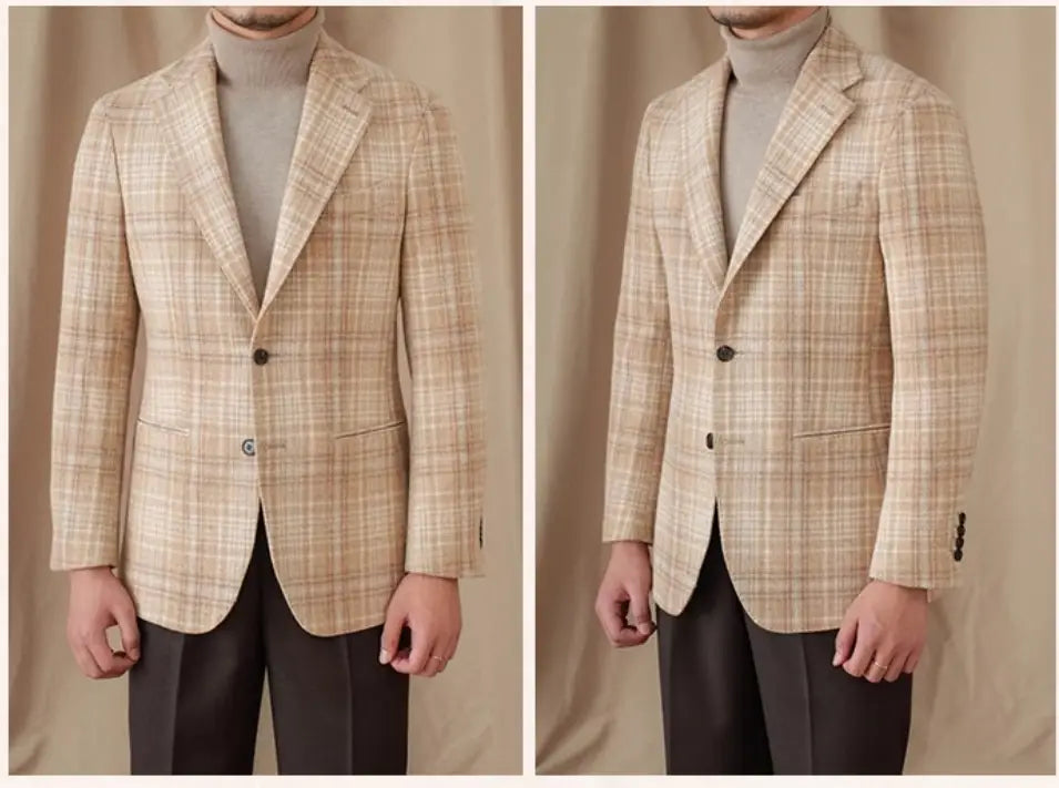 Wool Retro Suit Slim Fit All-match