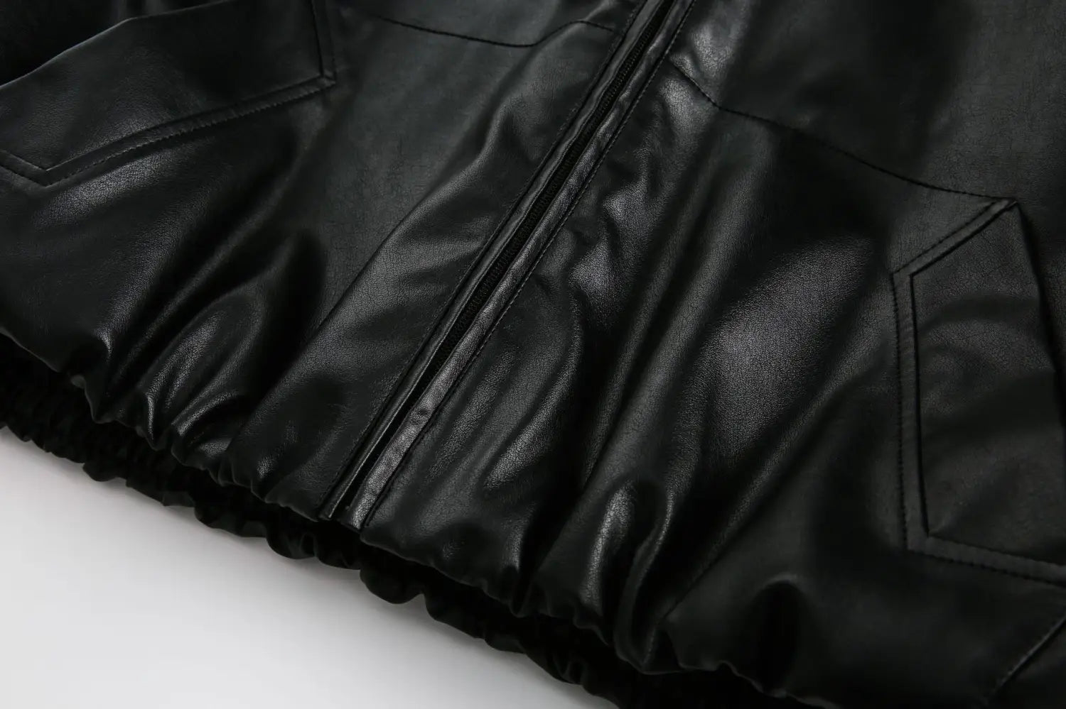 Men’s American-style Retro Simple Hooded Leather Coat Jacket
