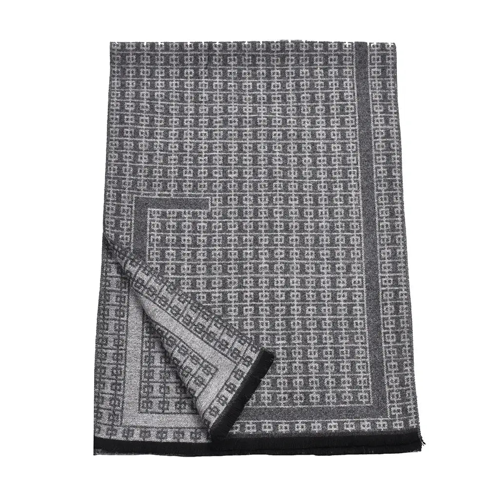 Double-sided Thick Warm Korean Men’s Knitted Scarf