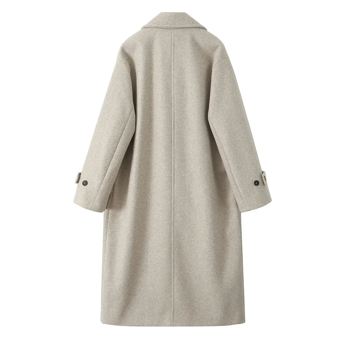 Fashion Simple Loose Soft Long-cut Coat
