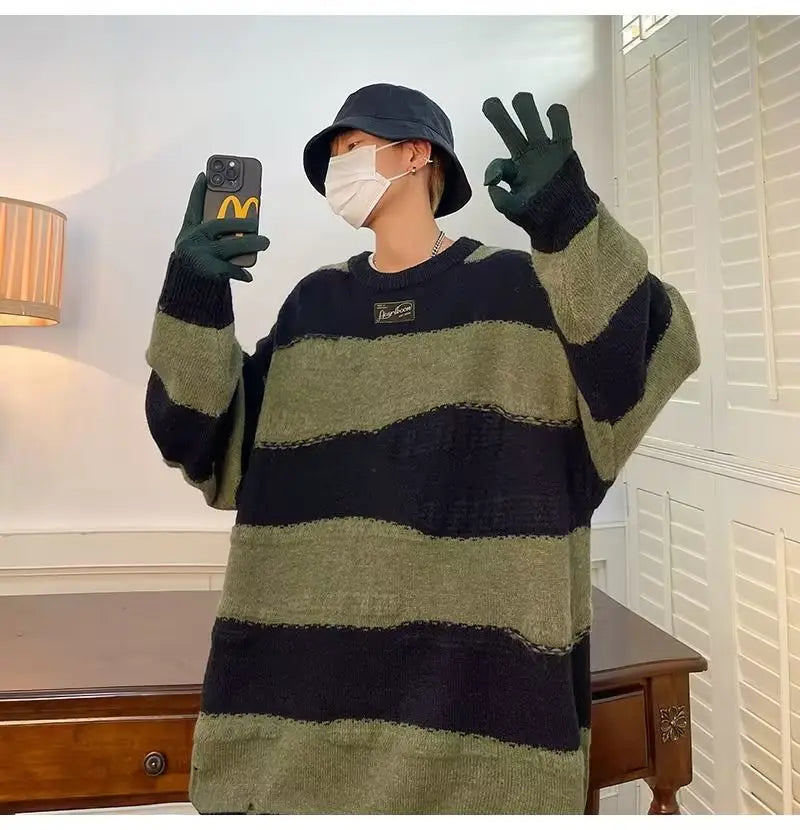 Simple All-match Round Neck Pullover Sweater