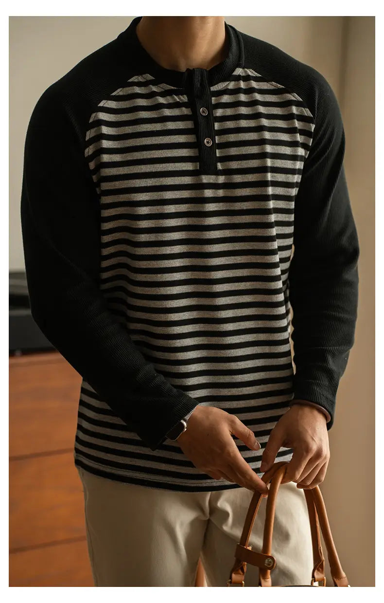 Men’s Spring Leisure Loose Bottoming Shirt Men