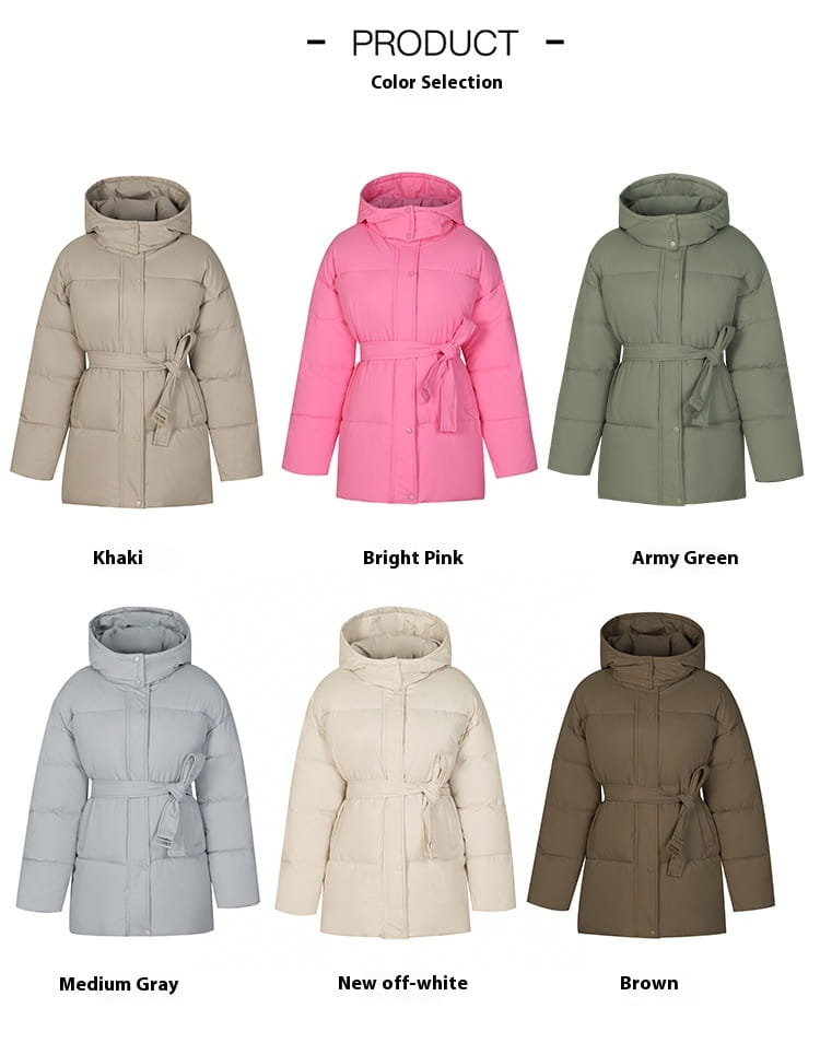 Women’s Mid-length Thickened Minority Fashion Temperament Cotton-padded Jacket