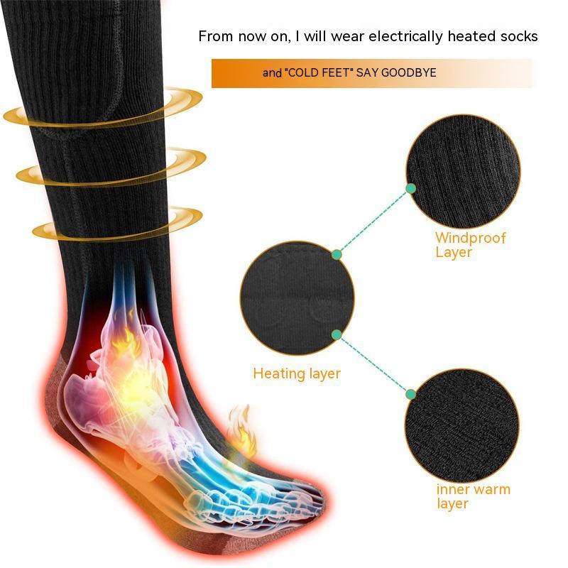 Outdoor Men’s And Women’s Skiing Electric Heating Warm Stockings