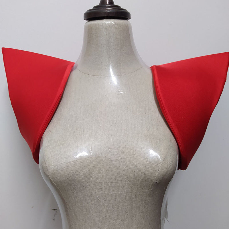 Women’s Fashion Stage Performance Waistcoat - Red / Without drill / One size