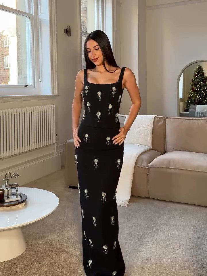 Elegant Maxi Skirt Awaits Your Grand Entrance Luxury Clothing For Women - 4