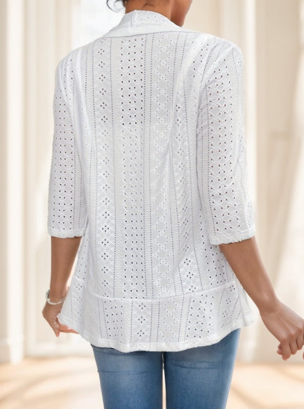 Women’s Elegant Open-Front Cardigan - 4