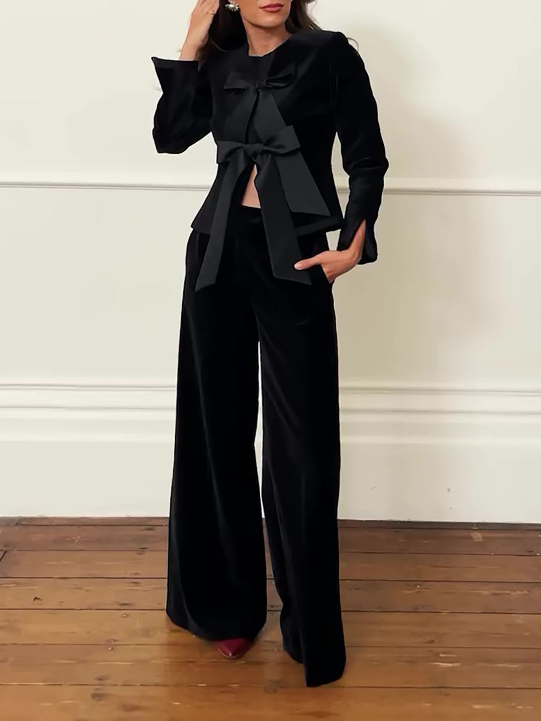 Elegant Polyester Jacket Global Luxury Fashion Brand - 4