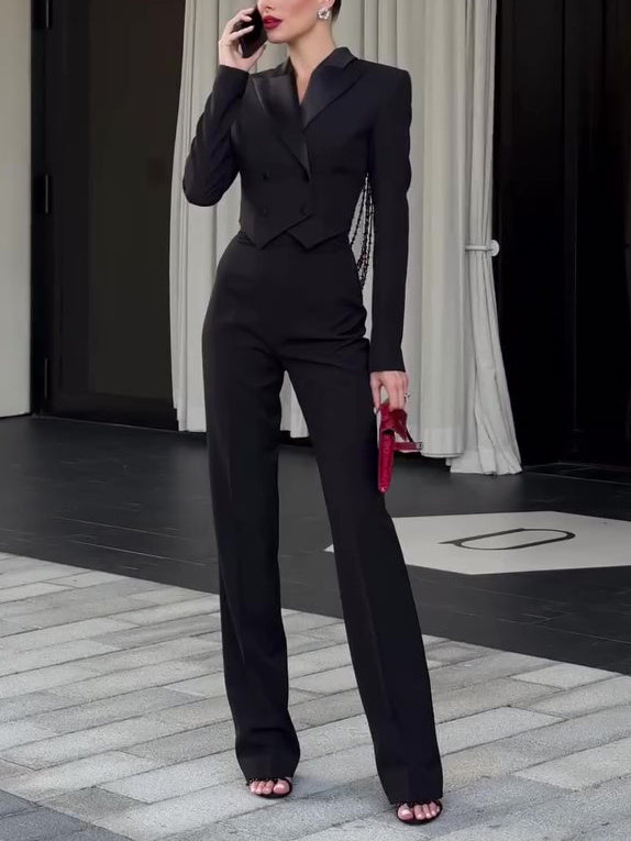 Elegant Slim Fit Pants Global Luxury Fashion Brand - 4