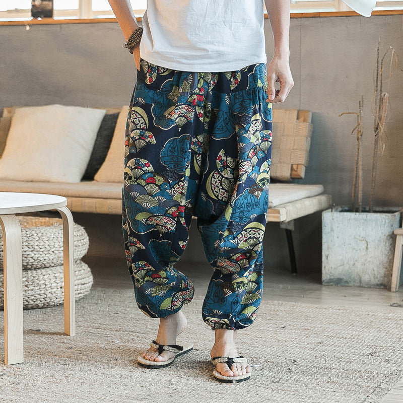 Printed men’s Capris - 5style / L