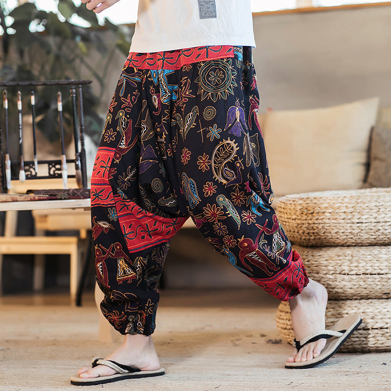 Printed men’s Capris - 7style / M