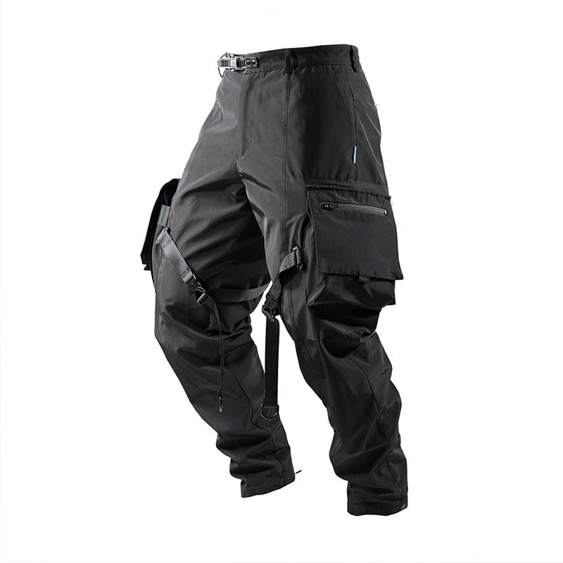 Waterproof Paratrooper Trousers With Configuration Bag - Black / S