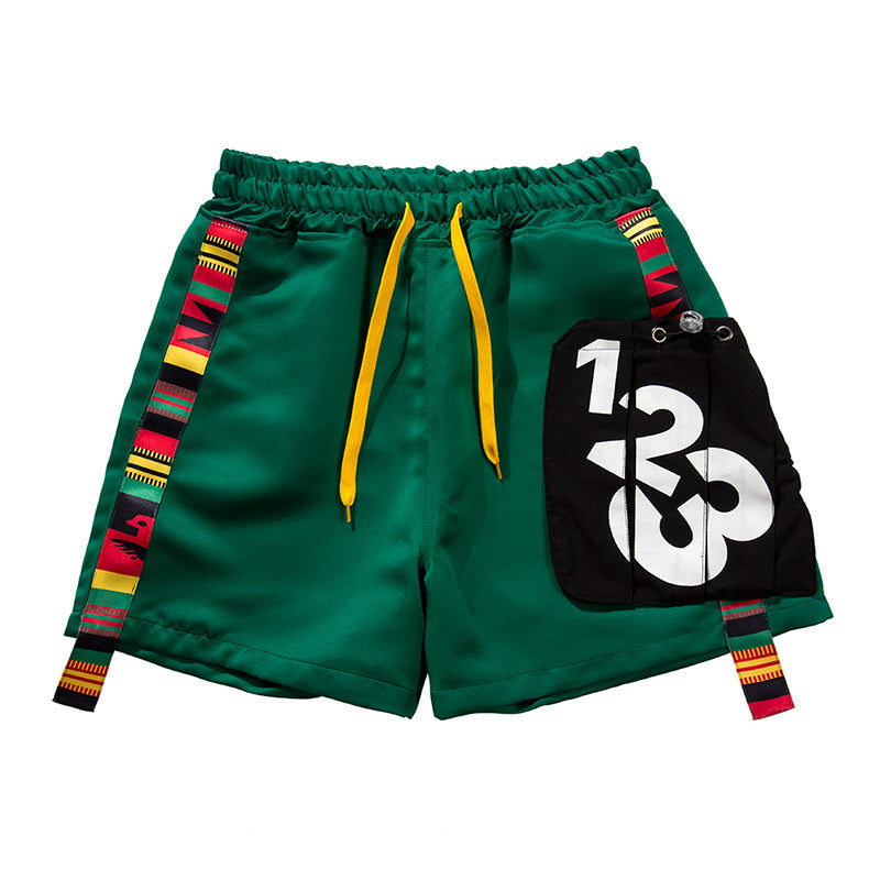 Men’s Summer Loose Casual Sports Shorts - Green / M