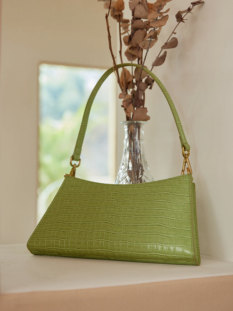 Emerald Cowhide Messenger Global Luxury Fashion