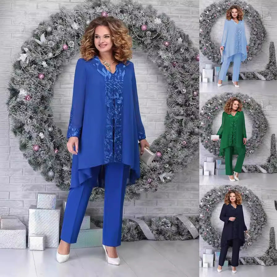 Emerald Nights Luxury Clothing Temperament Trousers