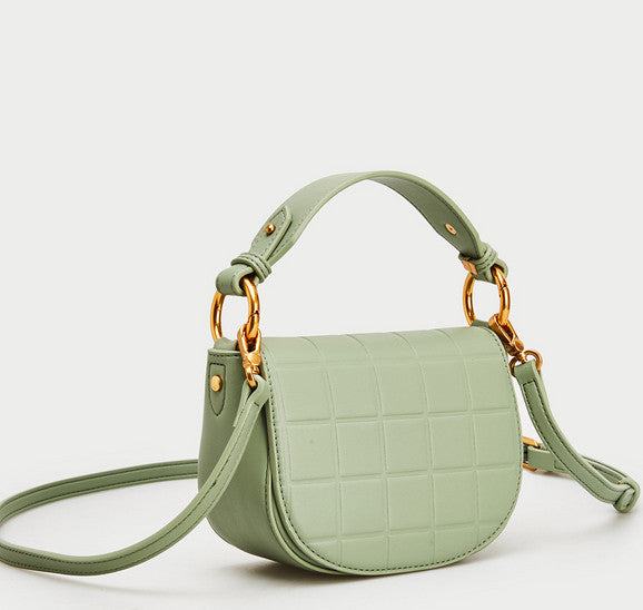 Emerald Synthetic Leather Handbag High-End Fashion Online - Green