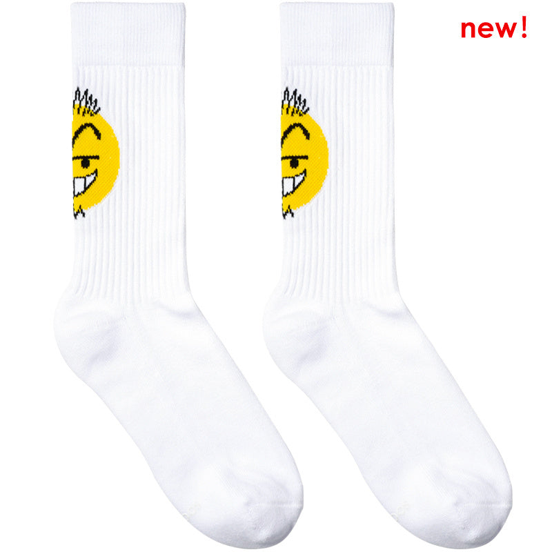 Sports Fitness Socks - Smirk / One size
