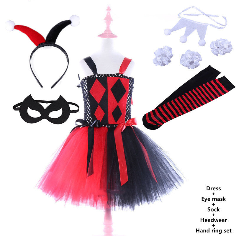 Pengpeng Princess Dress Halloween Children Clothing - Little ugly girl and suits / 90cm